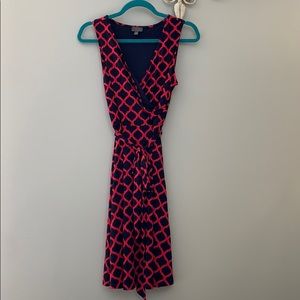 Patterned Sleeveless Dress
